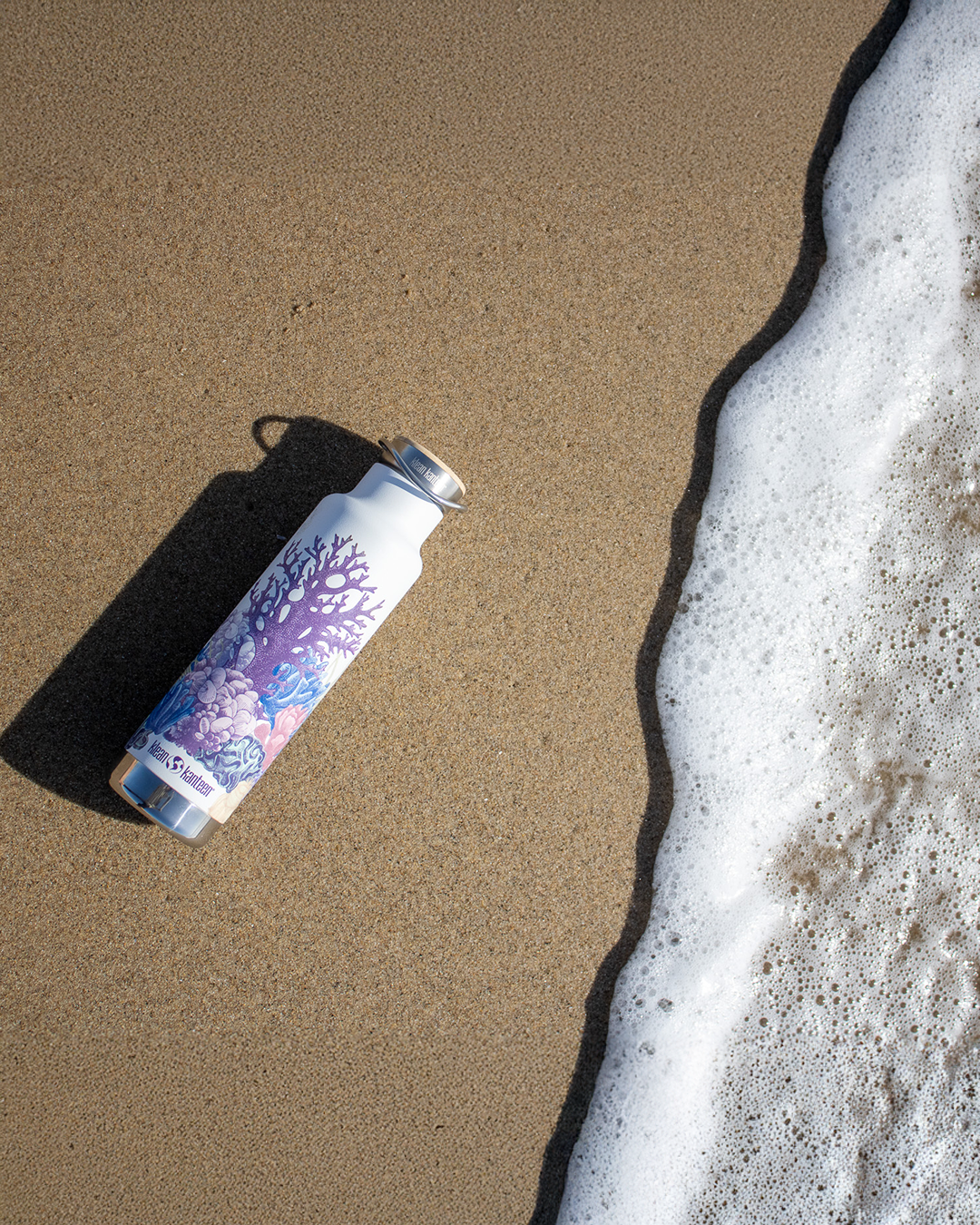 Botella Térmica del Dia de los Océanos con Tapa Bambú