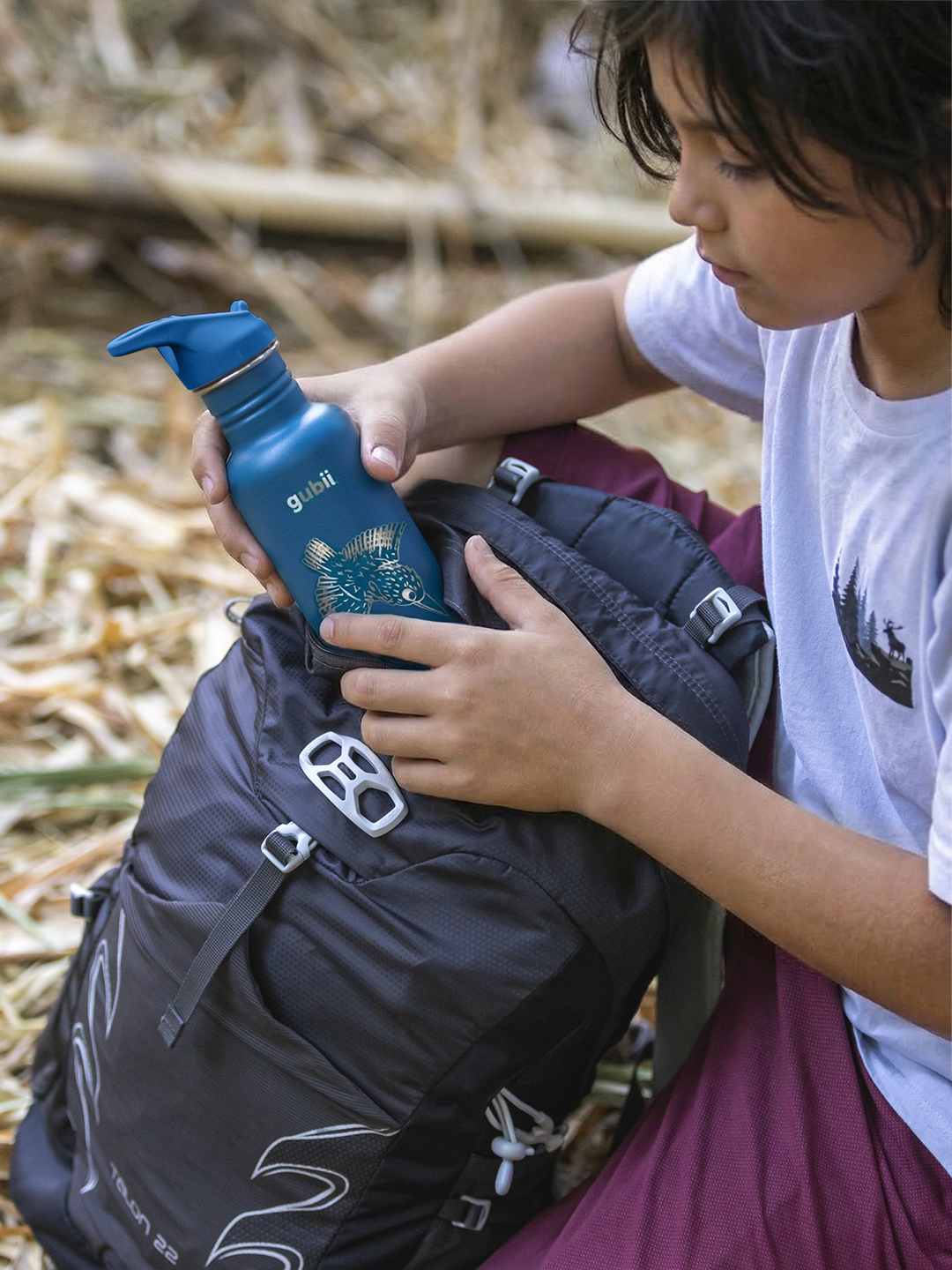 Botella Classic 532 ml con Tapa Sport – Edición GUBII