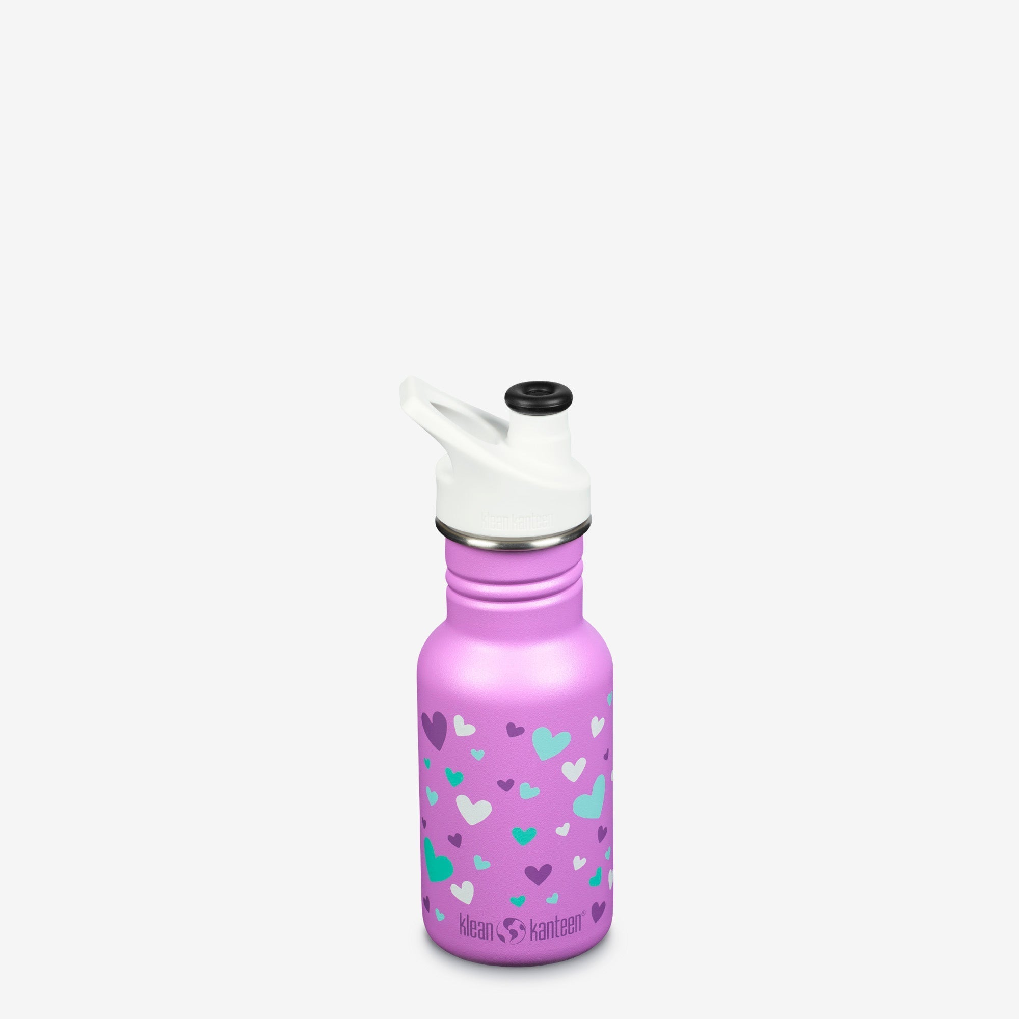12 oz Kids' Sport Water Bottle - Hearts