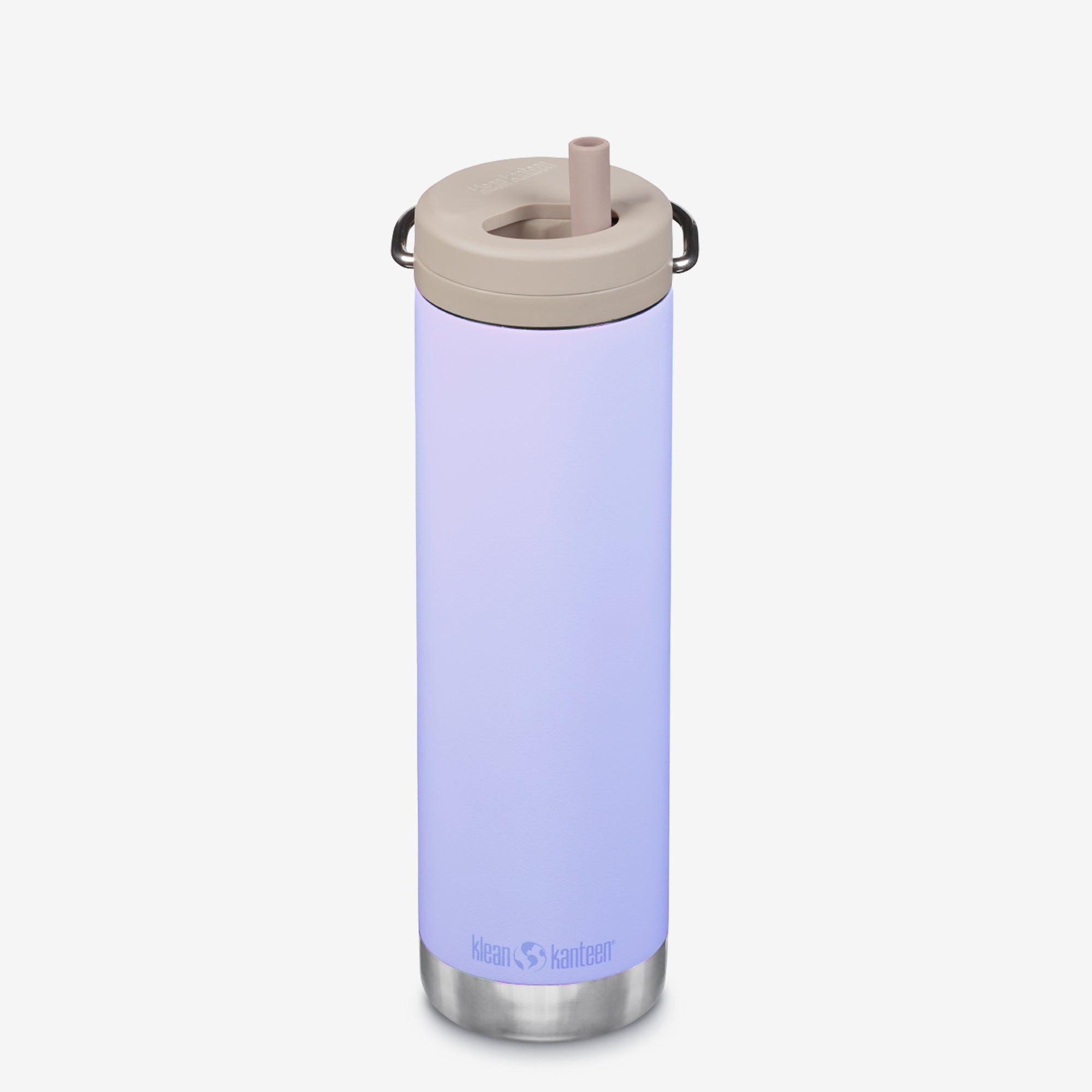 20 oz Insulated Bottle with Straw Cap - Purple Heather